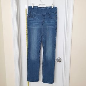 Rock & Republic Denim Rx The Slimming Denim Cure Stretch Blue Leggings Size 10